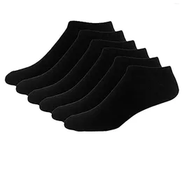 Men's Socks 5pcs For Men And Women Solid Colour Spring Summer Low Top Shallow Mouth Wicking Sweat Breathable Fashion