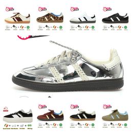 Wales Bonner Silver Leopard Pony Tonal Cream White Core Black SPORTY Rich Consortium Cup END Ecrtin Brown Designer Skate Shoes Men Women Sports Sneakers 36-45 fke