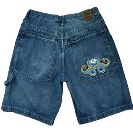 Jeans da uomo jnco y2k streetwear hip hop boxe guanti stampa grafica pantaloni neri uomini uomini donne harajuku pantalone largo gotico winter01 207