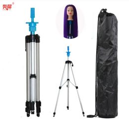 Stands Good Quality Aluminium Alloy Training Head Tripod adjustable Mannequin Head Stand Light and Foldable Dolls Head Holder