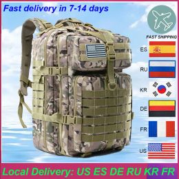 Bags 50L or 30L Military Tactical Backpack MOLLE Army Bag Men Camping Hunting Hiking Rucksack Nylon Waterproof Fishing Bags