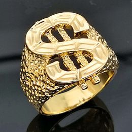 Jewellery Plated Men's Aggressive Hip-hop Creative Dollars Car Flower Ring