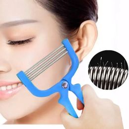 3 Colors Safe Handheld Face Facial Hair Removal Threading Beauty Epilator Roller Tool Face Skin Care Tools Hair Removal Cream