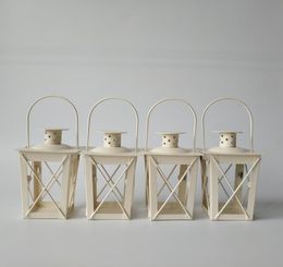 WhiteBlack Metal Candle Holders Iron lantern wedding Centrepieces moroccan3643304