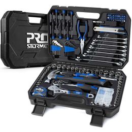 Prostormer 200-piece Hand Set, General and Auto Repair Tool Kit with Toolbox Storage Case for Mechanical Repair, DIY, Home Maintenance