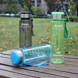 Water Bottles 1000ml Large Capacity Plastic Straw Water Cup Sports Water Bottle Outdoor Sport Camping Hiking Fishing Drinking Cup Kettle yq240320