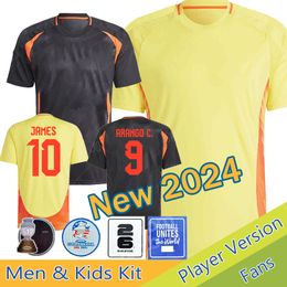 2024 ColOMbiA JAMES Soccer Jerseys Kids Kit 2025 CoLUmBIa National Team Football Shirts Home Away Set Camisetas 24/25 Copa America D.VALOYES ARANGO C. CHUCHO CUADRADO