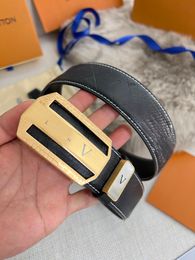 2024 Designer belt fashion buckle genuine leather belt Width designer men women belts original classic lychee pattern layer burgundy plain grain leather bottom