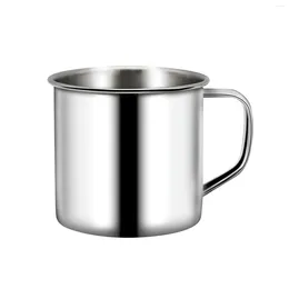 Mugs 200ml Portable Outdoor Travel Stainless Steel Coffee Tea Mug Cup For Camping Home Use Beer Juice Drinking