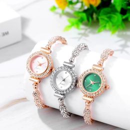 Wristwatches LANCARDO Women's Analog Quartz Adjustable Full Diamond Strap Fashion Case Scale Decorative Dial Bracelet Watch Casual