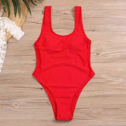 Women's Swimwear Fitness womens swimsuit new one-piece swimsuit black and red dual Colour womens swimsuit Maillot beach suit swimsuit J240319