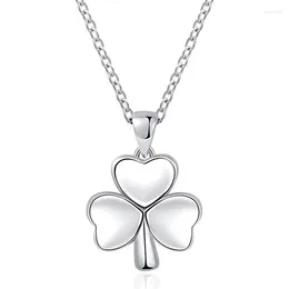 Pendant Necklaces 1 Pcs Alloy Clover Urn Necklace Cremation Memorial Jewellery Ashes Keepsake