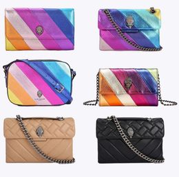 London Designer Kurt Geiger Heart Bags Luxurys Handbag Shop Rainbow Bag Leather Women Shoulder Strap Men Bumbag Travel Crossbody Chain Flap Tote Purse Clutch4777