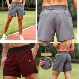 2024 lululemenI Men's Shorts Yoga Outfit Men Short Pants Running Sport Basketball Breathable Trainer Trousers Adult Sportswear Gym Exercise Fiess Wear Fast Dry gi6