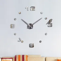Wall Clocks Top Sale Diy Acrylic Mirror Clock 3d Big Quartz Watch Modern Still Life Stickers Living Room Home Decor