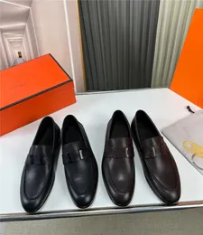 39MODEL luxurious Italian Fashion Shoes Men Designer Dress Genuine Leather Slip On Man Formal Suit Footwear with Buckle