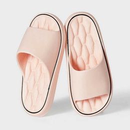 Slippers Cloud Women Summer Beach Sandals Korean Thick Platform Eva For Home Flip Flops Men Fashion Soft Sole Slides01PK3E H240322