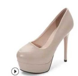 Dress Shoes 2019 New Hot Women Pumps Platform Woman Peep Toe High Heels 12CM Sexy Office hoes Fashion Wedding Bridal H24032501