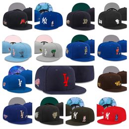 fashion hats Fitted hat Snapbacks All Team Logo basketball Adjustable Letter Caps Sports Outdoor Embroidery Full Closed Beanies Leather flex Hat Mixed Order