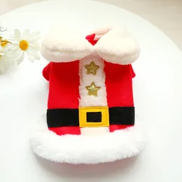 Dog Apparel Festival Coat Warm Puppy Clothes X-Mas Jacket Christmas Holidays Costume For Little Bichon Teddy Chihuahua