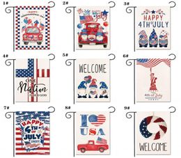 New 3045cm garden flag independence Day Statue of Liberty banner Hanging Flags Indoor Outdoor flying flag Whole2873277