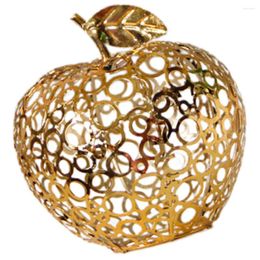 Decorative Figurines Metal Ornament Creative Decor Adornment Gold Table Home Supplies Desktop Goods Christmas Xmas Crafts