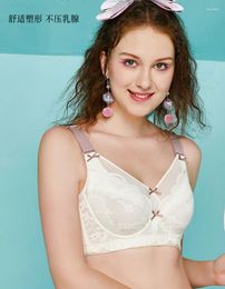 Bras B C D E F G 75 80 85 90 Large Size Sexy Bra For Women Ladies Underwear Lace Wireless Minimizer Lingerie Brassiere Bralette Tops