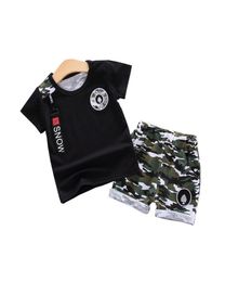 Sommer Kinder Kleidung Baby Jungen Mädchen Kleidung Kinder Mode T-shirt Shorts 2 teile/sätze Kleinkind Baumwolle Kleidungsstück Säuglings Trainingsanzüge Q17876186