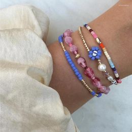 Strand Natural Stone Bracelet For Women Bohemian Irregular Beads Jewelry Gift High Quality Accessories