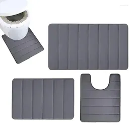 Bath Mats Comfort Rug For Standing Thick Water Absorption Toilet Mat Sets Home Decoration Hair Salons Bathrooms Homes