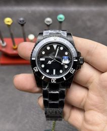 202425 A+ Men's Watch Men Watches Automatic 2813 Movement Pink Black Pvd Blaken Date Ceramic Bezel Sapphire Crystal Sport Superlative Wristwatches