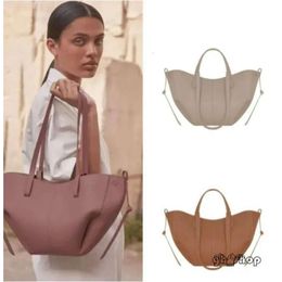 Polen Bag Neues 5A -Umhängetasche Cyme Handtasche Vollkorn Leder Designer Crossbody Body Magnetic Schnalle Verschluss Handtasche Frauen Luxus Große Polen Handtasche 9404