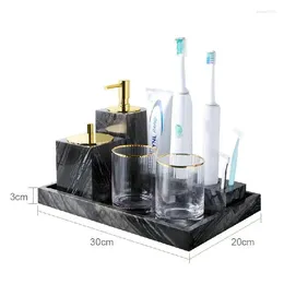 Liquid Soap Dispenser 1pc Black Marble Lotion Bottle Travel Portable Kitchen Bathroom Accessories Pump