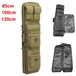 Bags Shooting Gun Bag Tactical 85cm 100cm 120cm Hunting Military Training Multiple Carrying Bags Cs Hunting Durable Nylon Gun Case