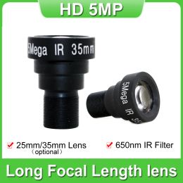 Parts 5MP 50mm 35mm 25mm Camera Lens Long Focal Length View M12 Fixed Iris 650nm Philtre For AHD Analogue Xiaomi Gopro Hero Sport Camera