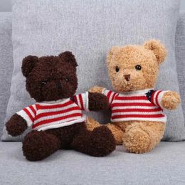 2024 Sweater teddy bear grab doll cuddle bear doll plush toy stall wholesale birthday gifts