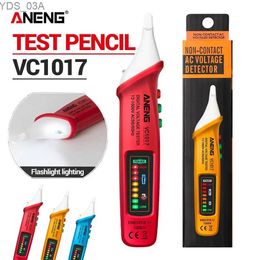 Current Metres ANENG VC1017 Voltmeter Detector Non-contact Pen LED Electric Indicator Tools Sensor Tester Alarm AC Power Outlet Voltage Metre 240320