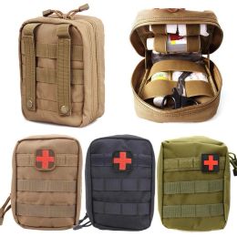 Bags Tactical Medical Pouch EMT Molle First Aid Bag Organizer Utility Pouch for Outdoor Activities Emergency Survival Supplies Bag