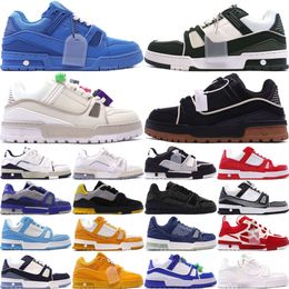 New Product 2024 Designer shoes Men womens shoes Causal Shoes Fashion Woman Leather Lace Up Platform Sole Sneakers White yellow dark grey orange Black Mens Womens Vee
