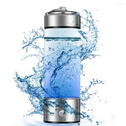 Water Bottles 420ML Hydrogen Cup Portable USB Charging Electrolysis Bottle Generator For Home Office Travel