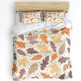 Bedding Sets Dots Autumn Art Printed Comfort Duvet Cover Pillow Case Home Textile Quilt Boy Kid Teen Girl 3pcs Set