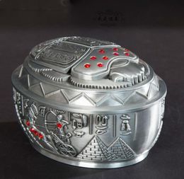 Egypt Home Decoration Accessories Living Room Ornaments Beetle Ashtray Small Metal Box ElimElim T2007031813062