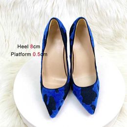 Dress Shoes 2024 New Quality Horse Hair High Heels Fashion Mixed Colours Autumn Office Party 12CM Womens Pointed Toe Pumps Size 34-4335PH H240321