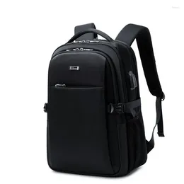 Backpack Men's Wear-resistant Waterproof Oxford Cloth Large-capacity Business Computer Bag Fashion Trend Lightweight