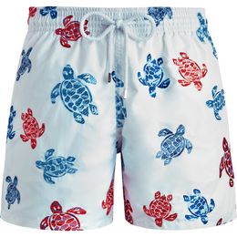 Vilebre Herren-Shorts Bermuda Pantaloncini Boardshorts MEN SWIM SHORTS TORTUES MULTICOLORES Trunks Herren Surfwear Bermudas Beach Short Turtles Sommer 89464