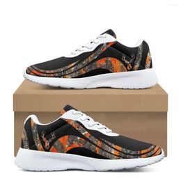 Casual Shoes Elk Trees Design Pattern For Women Home Yoga Pilates Fitness Cozy Absorbing Wear-Resistant Ladies Outdoor Sneakers