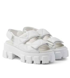 Sommer Luxus gestepptes Leder Frauen Sandalen Schuhe Nappa weiß schwarz gebürstetes Leder Komfort zu Fuß Plattform Sohle Dame tägliche Schuhe Alias EU35-40