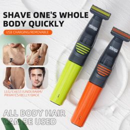 Epilators DSP Electric Shaver Razor for Shaving Mens Intimate Haircuts Sensetive Areas Male Depilator Armpit Belly Bikini SafetyDepilation