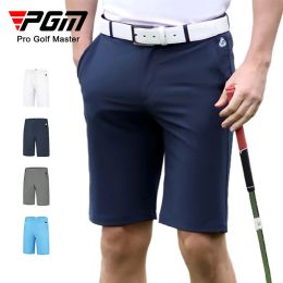 Shorts PGM Men Golf Shorts Summer Solid Refreshing Breathable Pants Comfortable Cotton Casual Clothing Sports Wear Gym Suit KUZ078