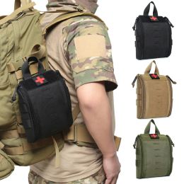 Bags EDC Medical Bag Molle Tactical Pouch First Aid Kits Outdoor Army Car Emergency Camping Hiking Survival EMT Utility Pack Hunting